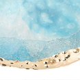 thumbnail image 2 of Palette de peinture pour nail art en résine, outil de manucure à bord doré, bleu, 2 of 4