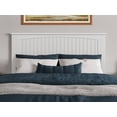 thumbnail image 5 of AFI Naples Queen Solid Wood Low Profile Platform Bed with Matching Footboard, White, 5 of 11