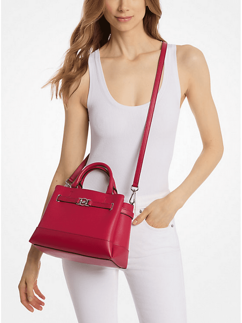 MICHAEL KORS レディス Michael Kors Outlet Reed Small Pebbled Leather Satchel - DK