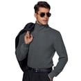 thumbnail image 3 of Youclos Turtleneck Pullover Sweaters for Men Long Sleeve Waffle Knitted Winter Thermal Sweater, 3 of 10