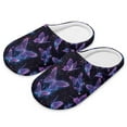 thumbnail image 6 of Chaqlin Dreamy Galaxy Butterfly Gifts Slippers Soft Plush Fuzzy Comfy Non Slip Indoor Outdoor House Shoes Warm Cozy Memory Foam Sole Lightweight For Women, 6 of 7