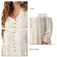 thumbnail image 4 of Vestido Con Cuello En V, Vestido De Mujer Suelto Para El Ocio Para El Día A Día. ANGGREK Otros, 4 of 6