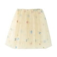 thumbnail image 1 of YOUSNH Robe d'Été pour Filles, Robe de Princesse, Robe Décontractée, Jupe Tutu en Tulle, Jupe de Carnaval pour Filles, Beige 7-8 Ans, 1 of 5