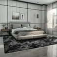 thumbnail image 3 of ZRSDIXK 8ft x 10ft Area Rug, Soft Fluffy Area Rugs for Living Room Bedroom Kids Room Decor Carpet, Dark Gray, 3 of 9