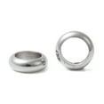 thumbnail image 2 of Resistant 304 Stainless Steel Beads Ring Stainless Steel Color 6x2mm DIY, 2 of 2