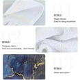 thumbnail image 5 of SKYSONIC 2 Pack Amazing Marble Texture Hand Towels, Soft and Absorbent Kitchen Towels with Hanging Loop Microfiber Tie Towel for Bathroom, Laundry Room, Farmhouse, 14" x18.2", 5 of 7