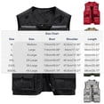 thumbnail image 3 of LEKWK Mens Utility Vest Sleeveless Multi Pocket Fishing Vest Lightweight Mesh Lined Outdoor Work Travel Photography Safari Casual Tops Shirts Gray M, 3 of 4