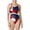 Red/White/Blue, variant on Speedo Women's Glimmer Crossback One-Piece Swimsuit (Speedo Blue, 28)