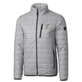 thumbnail image 2 of Men's Cutter & Buck Gray Albuquerque Isotopes Rainier PrimaLoft Big & Tall Eco Insulated Full-Zip Puffer Jacket, 2 of 3