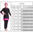 thumbnail image 1 of Traje de baño islámico Niños Niñas Modest Full Cover Traje de baño musulmán Playa Burkini, 1 of 2