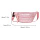 thumbnail image 3 of Bolso Bandolera Acolchado para Parejas Bolso Cruzado A La Con Múltiples Bolsillos (rosa), 3 of 9