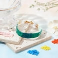 thumbnail image 4 of 800 Pcs 16 Colors Acrylic Beads - 5.2x2.3mm Acrylic Seed Beads with 2 Holes for Jewelry Making, 4 of 9