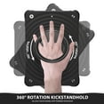 thumbnail image 4 of Rugged Kid Proof Case for iPad 9th/8th/7th Generation, Heavy Duty Protection Shockproof 360° Swivel Ring Stand Handle Case Cover with Shoulder Strap for iPad 10.2 2021/2020/2019, Black, 4 of 21