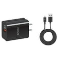 thumbnail image 1 of Cellet Wall Charger for Coolpad Illumina - 18 Watt [Qualcomm Certified Quick Charge 3.0] USB Wall Charger with Detachable Micro USB Cable (4 feet) and Atom Cloth for Coolpad Illumina, 1 of 9