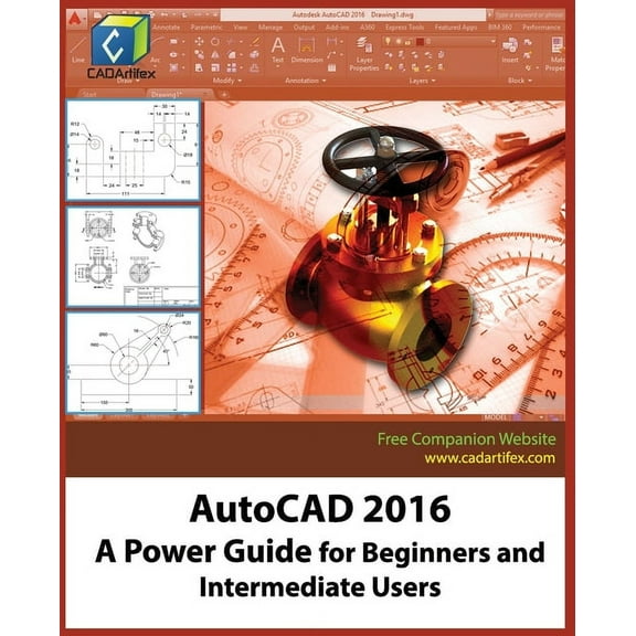 AutoCAD 2016 : A Power Guide for Beginners and Intermediate Users (Paperback)