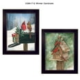 thumbnail image 1 of ''CARDINS d'Hiver'' par Diane Weaver Art Mural Encadré Imprimé, 1 of 2