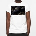 thumbnail image 3 of Crow Classic White 100% Cotton T-Shirt for Men - Comfortable Short Sleeve Tee with Breathable Fabric- Stylish Crew Neck Design for All Occasions, 3 of 5
