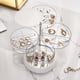thumbnail image 5 of Caja de almacenamiento de joyería giratoria, organizador de joyas de 4 capas, escaparate giratorio, horquillas, pendientes, soporte para vestidor de d, 5 of 9