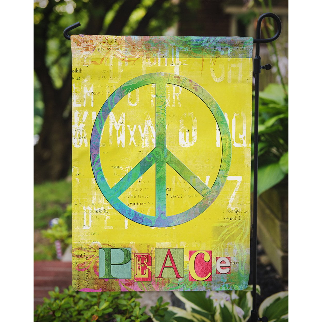 small peace flag