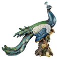 thumbnail image 1 of Design Toscano QL5734 Palace Peacock Garden Statue, Multicolored, 1 of 2