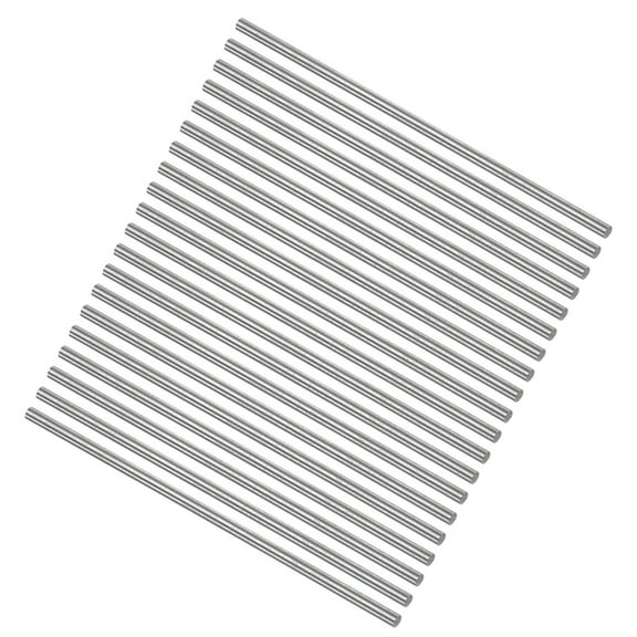 Uxcell Round Metal Rods 2.6mm x 60mm High Speed Steel (HSS) Lathe Bar Stock Tool 20 Pieces