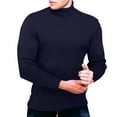 thumbnail image 4 of Big and Tall Shirts for Men Shirts Long Sleeve Turtle Neck Thermal Thick Warm Sweatshirts Slimt Fit Pullover Workout Top Mens Graphic T T Shirt Hoodies for Men Mens Tall Sizes Night L, 4 of 7