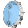 thumbnail image 1 of YISITIAN Tambourin 8 Po Double Rangée Clochettes Tambourin à Main Instrument de Percussion (Bleu) CJ919-68998, 1 of 9