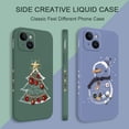 thumbnail image 4 of Funda de teléfono con motivos navideños para iPhone 14, 13, 12, 11 Pro Max, Mini, X, XR, XS, SE2020, 8, 7 Plus, 6, 6S Plus, 4 of 5
