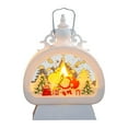 thumbnail image 2 of Fiudx Luces Navideñas Portátiles, Diseño Retro de Luz de Viento, Decoración Colgante para Árbol de Navidad, Decoración Acogedora para El Hogar y El Escritorio, Ideal para Regalos de Nochebuena, Peque, 2 of 2