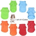 thumbnail image 4 of 4 Pack Dog Shirts Pet Puppy T-Shirt Clothes Outfit Apparel Coats Tops, 4 of 7