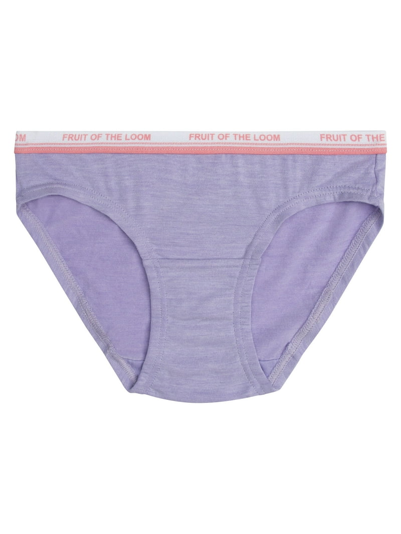 Confezione Da 20 Mutande Hipster Bambina Fruit Of The Loom In Cotone Eversoft - Morbide E Senza Etichette