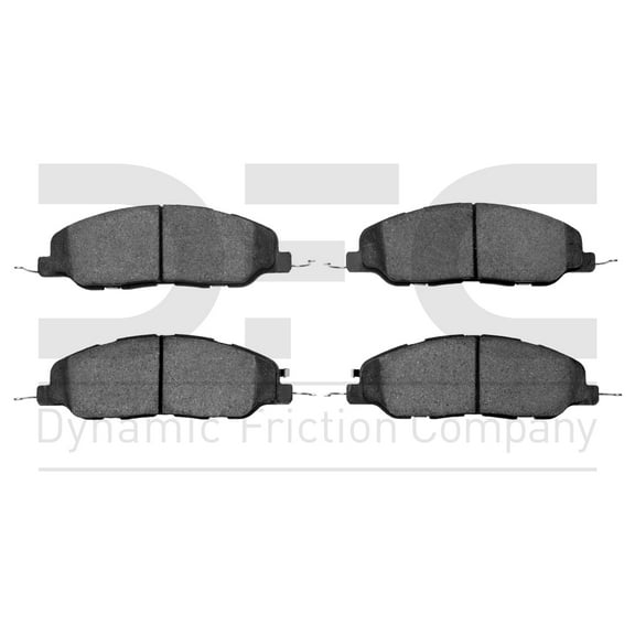 Dynamic Friction Company 5000 Advanced Brake Pads - Ceramic 1551-1463-00-Front Set For 2005-2014 Ford Mustang