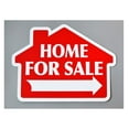 thumbnail image 5 of Home For Sale with Arrow Sign Kit, Die Cut House Shape and Yard Stands, Durable Corrugated Coroplast, UV , Real Estate Agent Supplies, 18x24 Signs + Yard Stakes (Red - Home For Sale (1), 5 of 5
