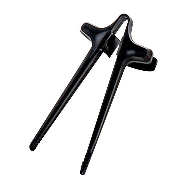 Palillos para Dedos para Personas Perezosas Palillos Auxiliares para Guardar Bocadillos Palillos para Manos No Sucios Juegos Dedos para Artefacto para Personas Perezosas (negro) (negro)