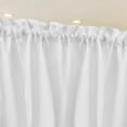 thumbnail image 2 of Coolmee Curtain Valance, Waffle Weave Waterproof Window Valance for Bathroom, Rod Pocket Kitchen Valance Curtain，60" x 15", White, 2 of 7