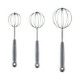 thumbnail image 4 of Stainless Steel Whisk Hand Mixer Egg Beater Cream Whipper Baking Tool 9.29 Inch Multi-Size Versatile Kitchen Mixer, 4 of 5