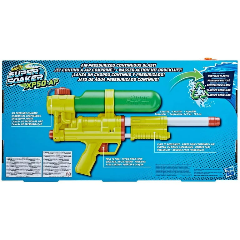 NERF Eco-Friendly Super Soaker XP50-AP Water Blaster with NERF Eco-Friendly Super Soaker XP50-AP Water Blaster with