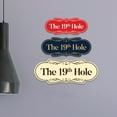 thumbnail image 4 of Signs ByLITA Designer The 19th Hole Sign (Black) - Large, 4 of 8