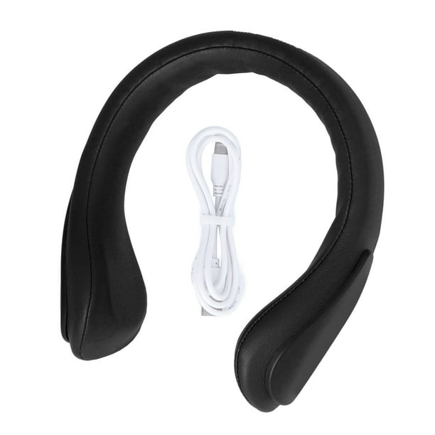 Calentador De Cuello Eléctrico, Pantalla LED Calentador De Cuello Recargable Batería De 3000 MAh Cuerpo De Disipación Necesidades De Invierno Frío Para Hombres Para Deportes Al Anggrek Negro