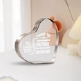 thumbnail image 2 of WUSUOWEI 2PCS Happy Father's Day Gifts from Daughter Son Acrylic Heart Keepsake Appreciation Plaque Table Centerpiece Decoration Dad Gifts Father's Day Holiday Dad Birthday Gifts,Thanksgiving Gifts, 2 of 5