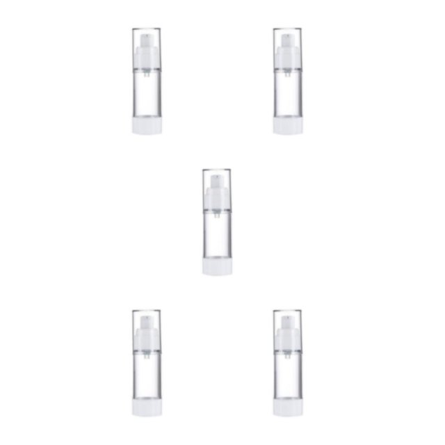 Seitruly Botellas de spray recargables respetuosas con el medio ambiente, portátiles y a prueba de fugas para una bomba de loción fácil de Type2 NO2