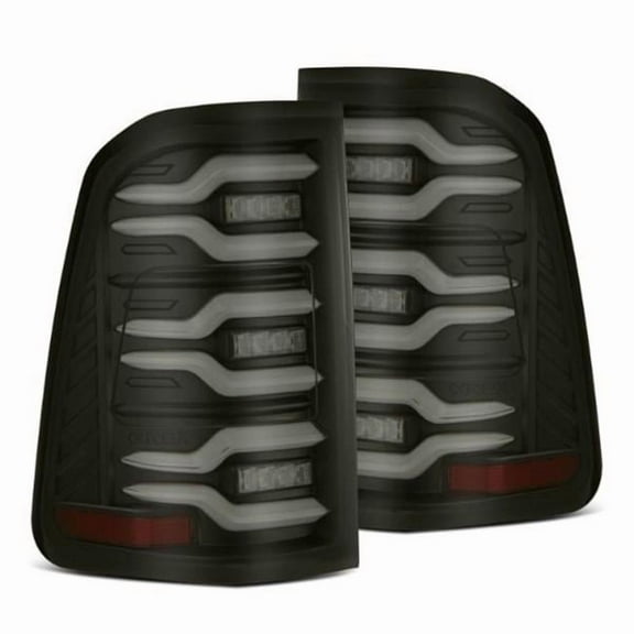 Alpharex Led Taillights Black Fits select: 2019-2022 RAM 1500