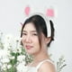 thumbnail image 3 of BRIGHTFUFU 2 uds. Diadema con orejas de ratón de felpa bonita, accesorio de disfraz de oreja de ratón blanco difuso para disfraz de Halloween, orejas de ratón pequeñas para niñas y adultos, 3 of 7