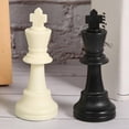 thumbnail image 4 of International Chess Chessman, 34PCS Stick Flannelette King International Chess, Chess Game, Sturdy Durable For Interaction Parent-child, 4 of 8