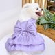 thumbnail image 3 of Xiao Hua Vestido para cachorro, bonito vestido de princesa para gato, falda para perritas pequeñas (A171, XL), 3 of 4