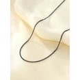 thumbnail image 5 of Suplight Women 1.4mm Thin Rolo Chain Necklace Silver/Black/Rose/Gold Plated Necklace for Women Gift, 5 of 8
