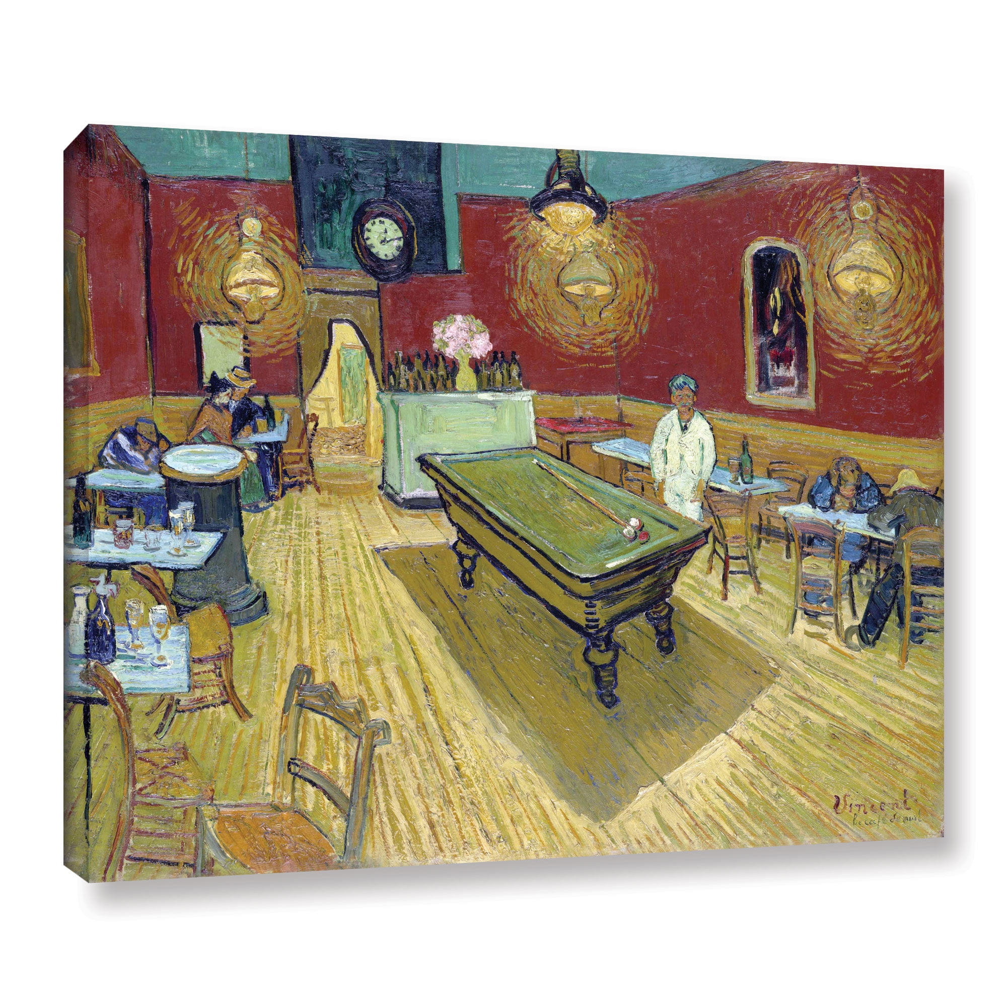 Van Gogh "The Night Cafe In The Place Lamartine In Arles" Wrapped Canvas