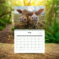 thumbnail image 6 of Hxlamzoo Animals 2025 Monthly Wall Calendar | 12" x 24" Open | Thick & Sturdy Paper | Giftable | Kids Teen Funny Animals | Animals Friend Personalities, 6 of 9