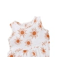 thumbnail image 4 of goowrom Baby Girls Daisy/Sun Imprimé Triangle Tops + Pantalon Costume, 4 of 9