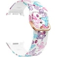 thumbnail image 3 of VeveXiao No Gaps Silicone Strap for Samsung Galaxy Watch 8 Classic 46mm Band, Printed Soft Silicone Replacement Straps for Galaxy Watch 8 40mm 44mm Women Man WristBand, 3 of 6